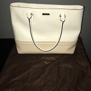 White Kate spade purse