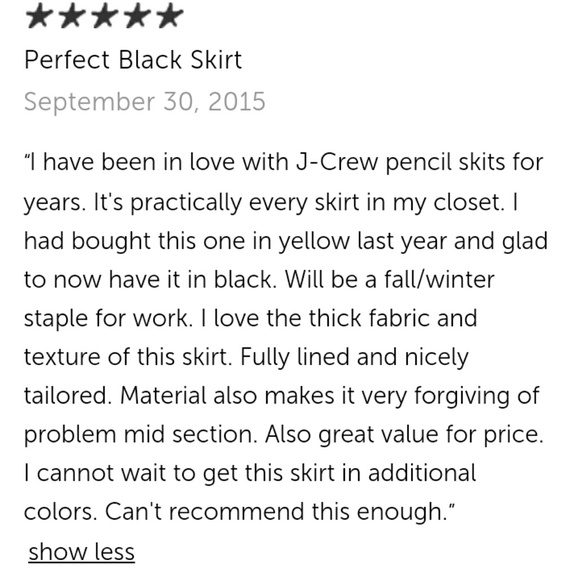 ❤ NWT J Crew
Pencil skirt in double-serge wool - Picture 6 of 8