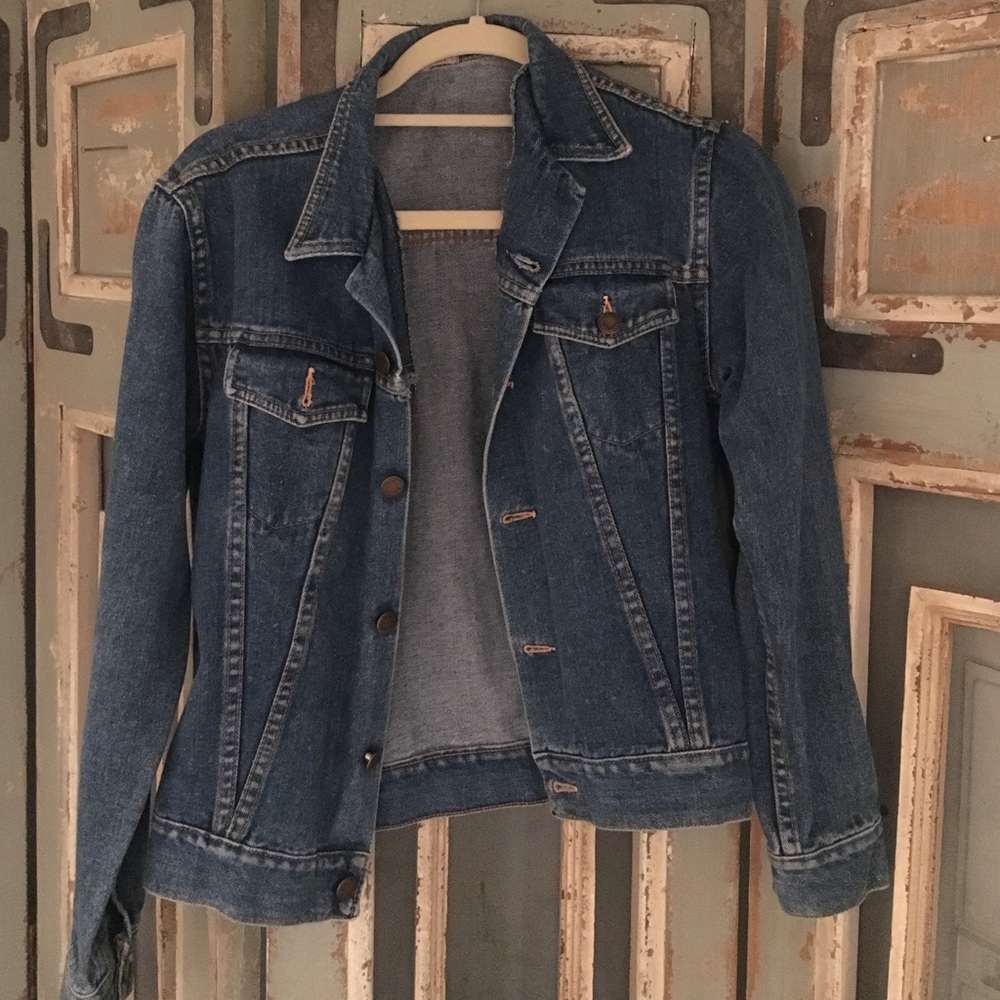 Vintage Form fitting Truck Jean jacket