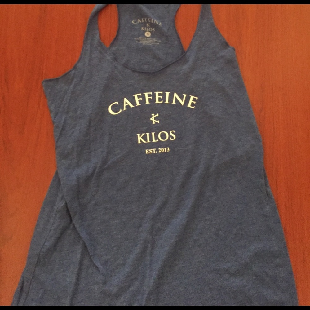 Caffeine and Kilos workout tank