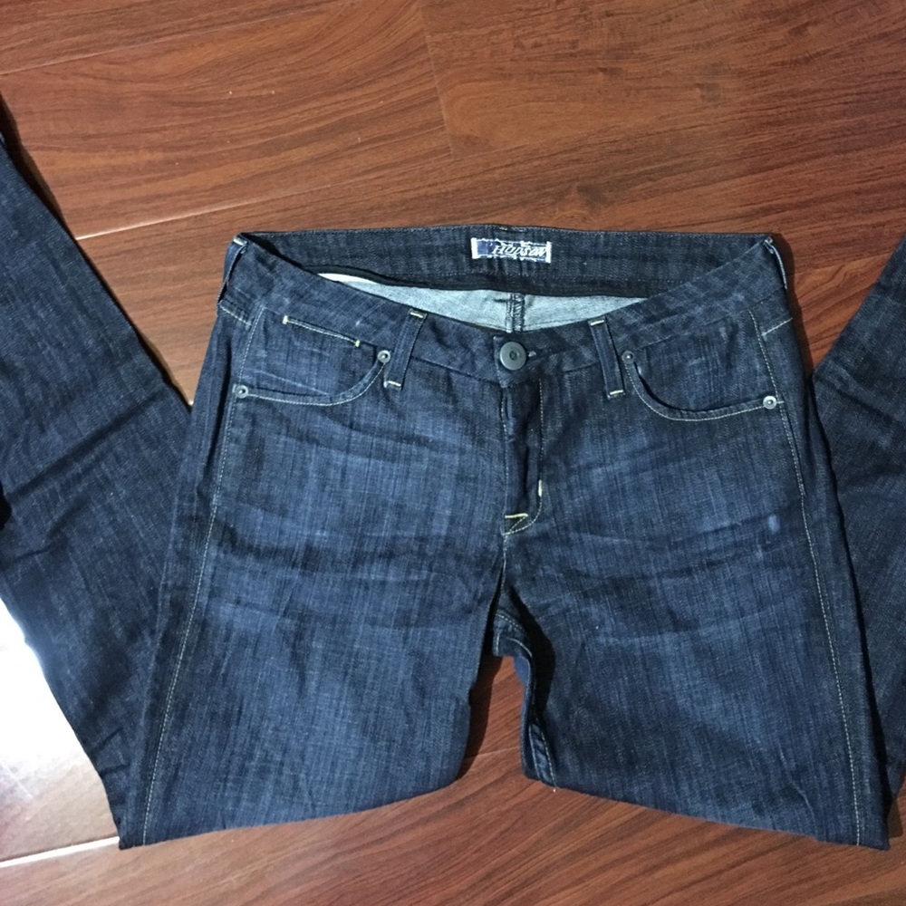 HUDSON JEANS Dark Blue Skinny Jeans Size 30