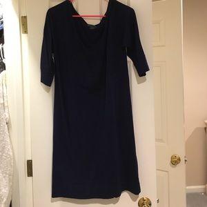 Lilly Pulitzer casual, navy cotton dress