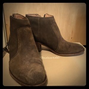 Madewell Janice Boot in suede, size 6.5