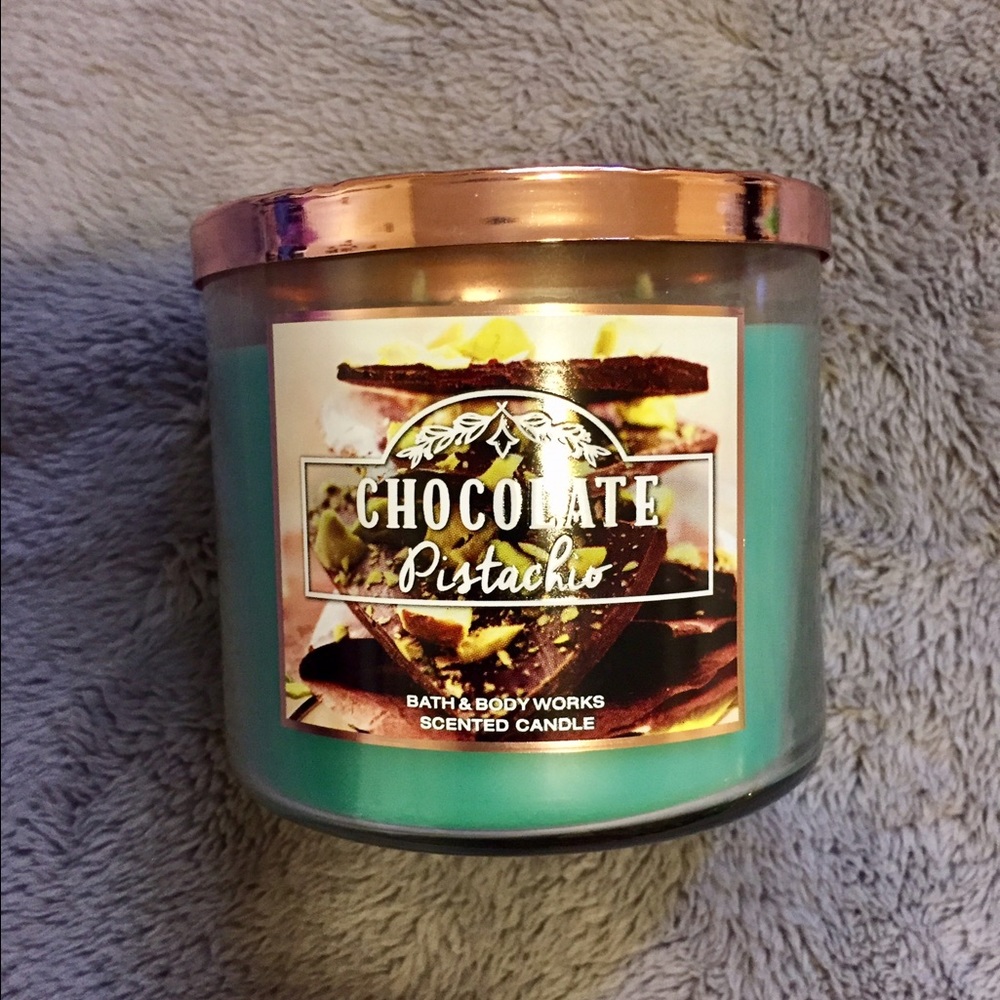 Chocolate pistachio bath and body works candle