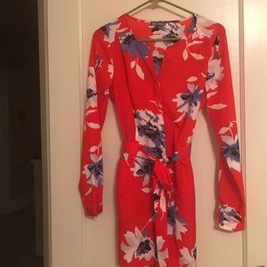 Floral Size 2 Romper with pockets
