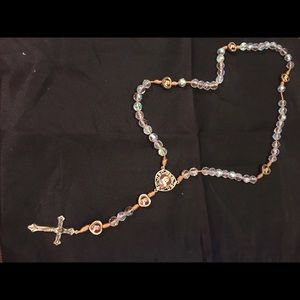 Hand made glass bead rosary