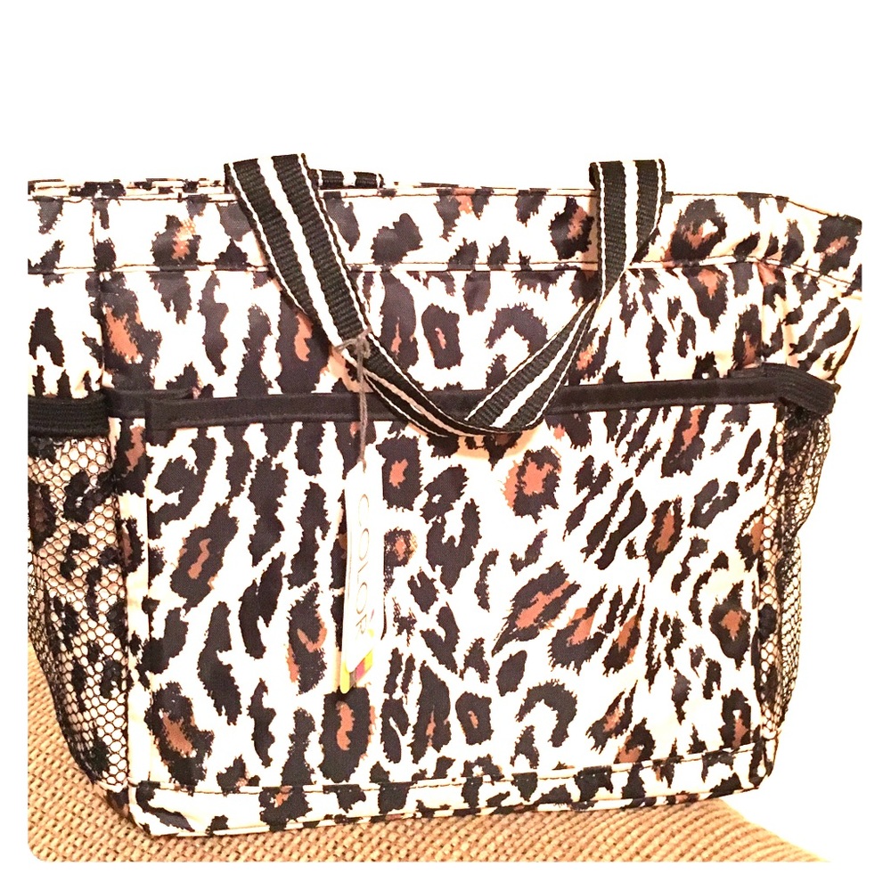 Insulated tote- leopard print- One Color