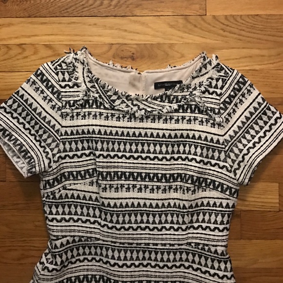 Woven B&W Dress - Picture 2 of 4