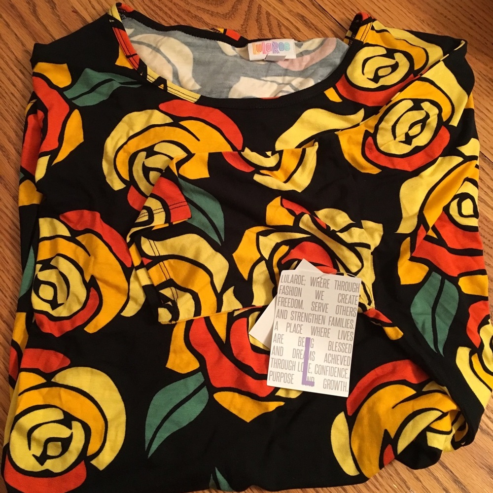 Lularoe Large Disney Rose Irma