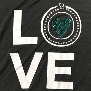 3/$15- ORIGAMI OWL, 3/4 dolman sleeve tee, Size M