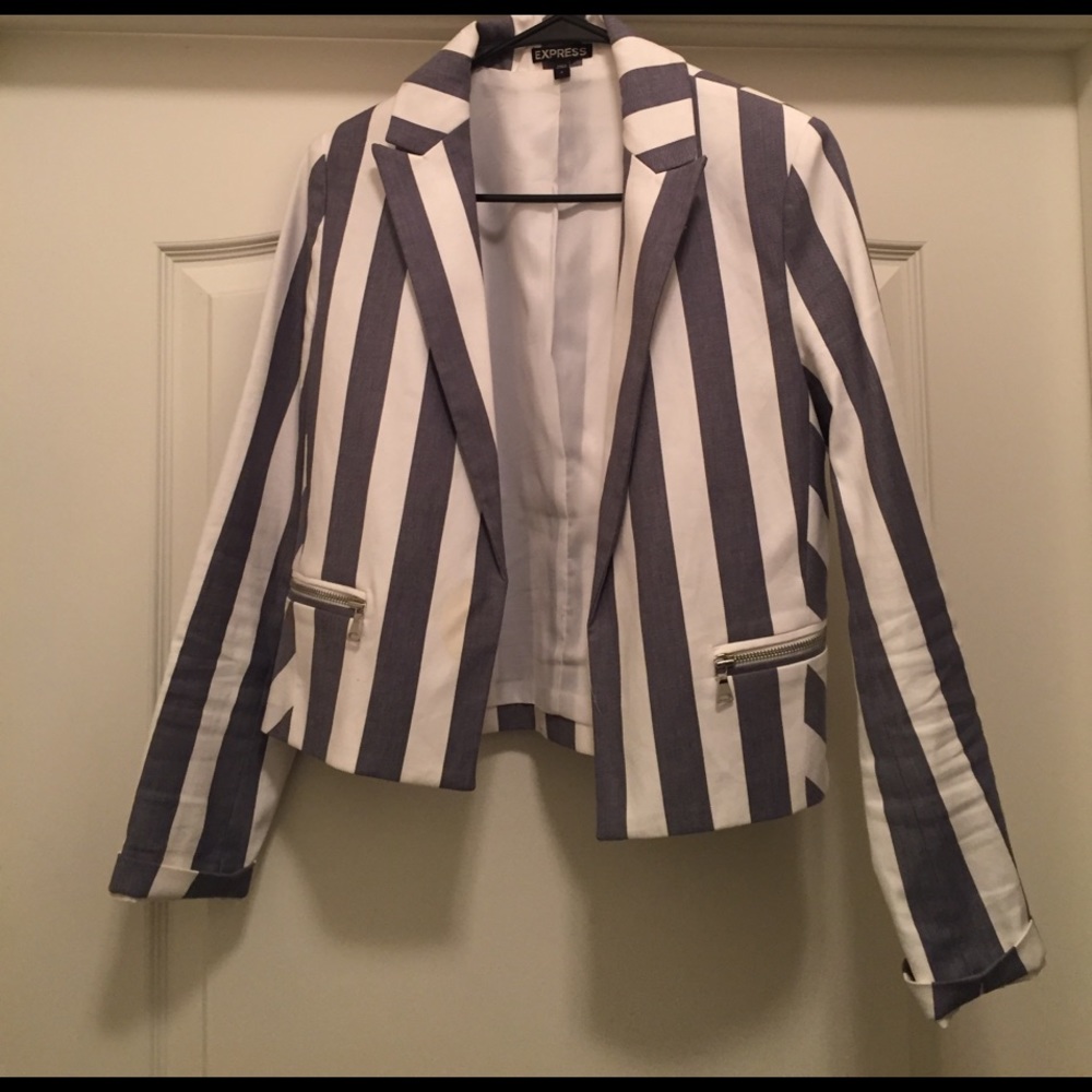 Stripe blazer