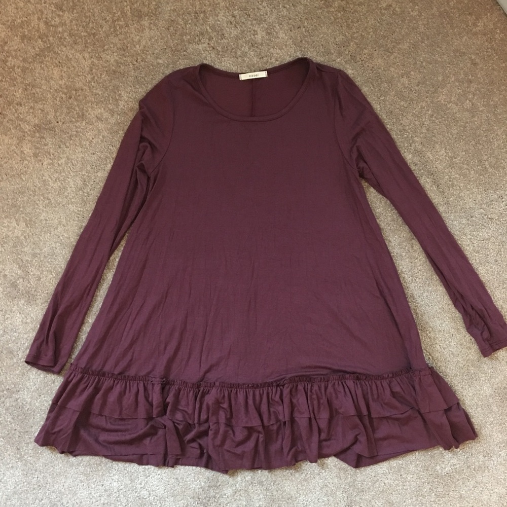 Ruffle tunic
