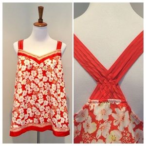 LC Lauren Conrad Summer floral cami top