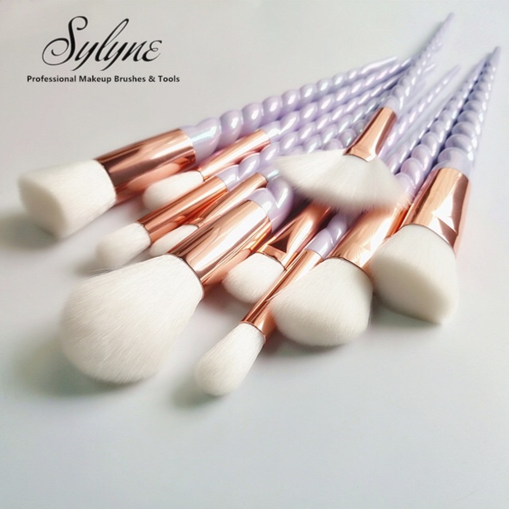New 10pcs Unicorns Makeup Brushes Set