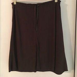 H&M brown drawstring skirt Size: 12