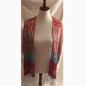 Boho/Hippie Flowy Cover Up Wrap Shawl one size Boho/Hippie Flowy Cover Up Wrap Shawl one size