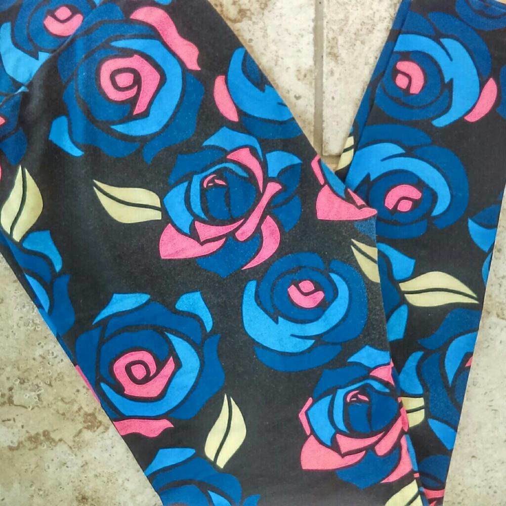Disney Rose Print Unicorn legging!! TC Lularoe