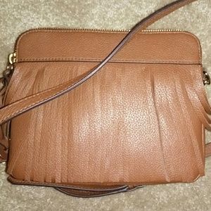 Brand New Fossil Fringed Crossbody