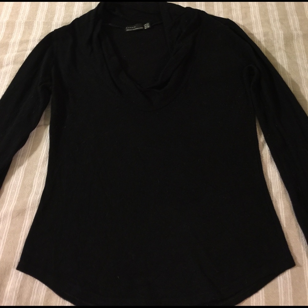 Black zara shirt