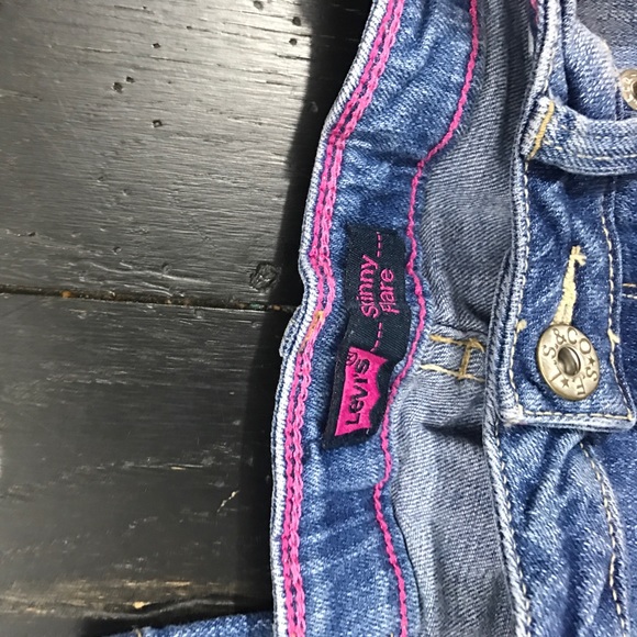 Levi's size 10 slim skinny flare medium wash jeans - Picture 2 of 3