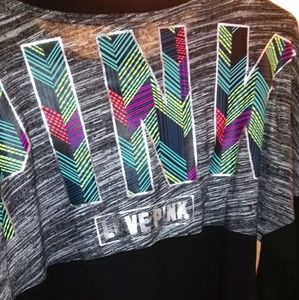 Marbled PINK Varsity Crew