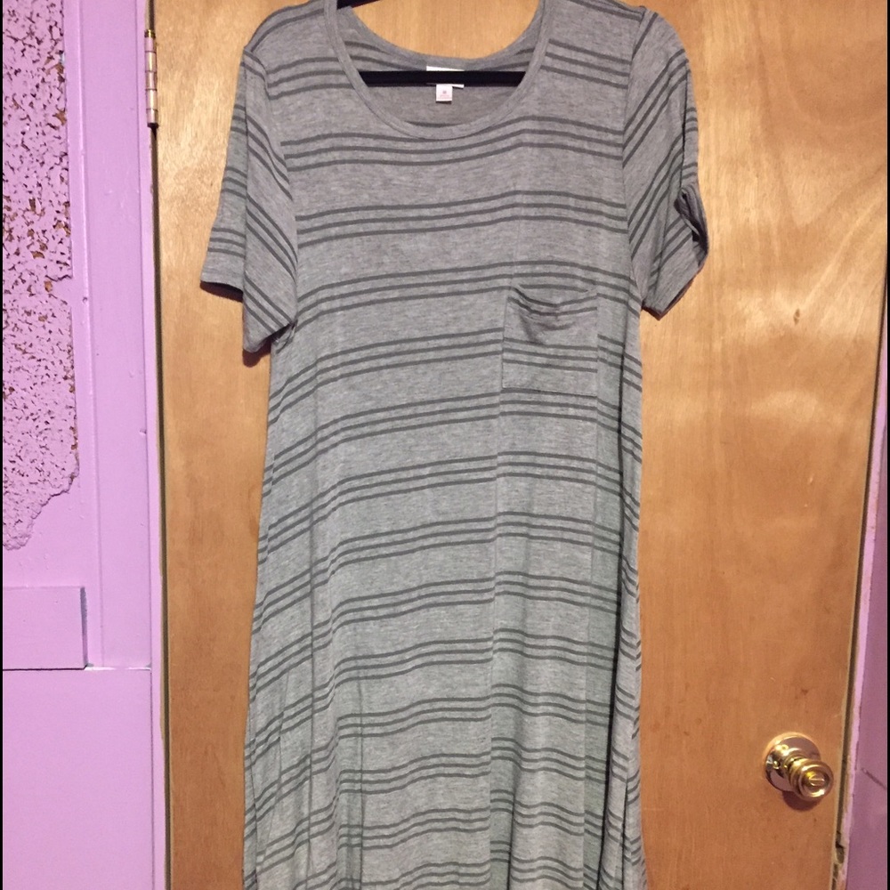 Brand new medium gray stripped Carly