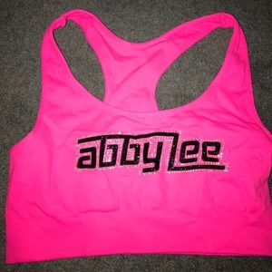 Abby lee dance company sports bra