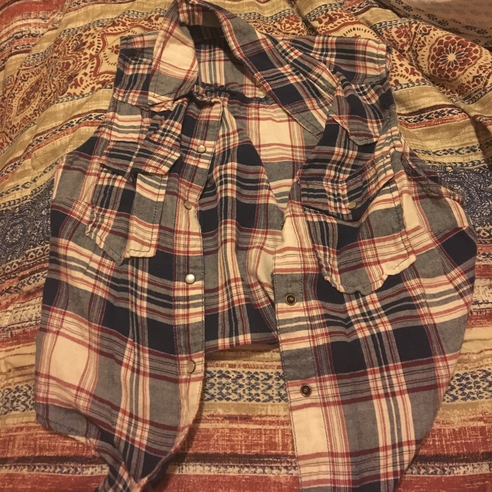 Plaid over-jacket