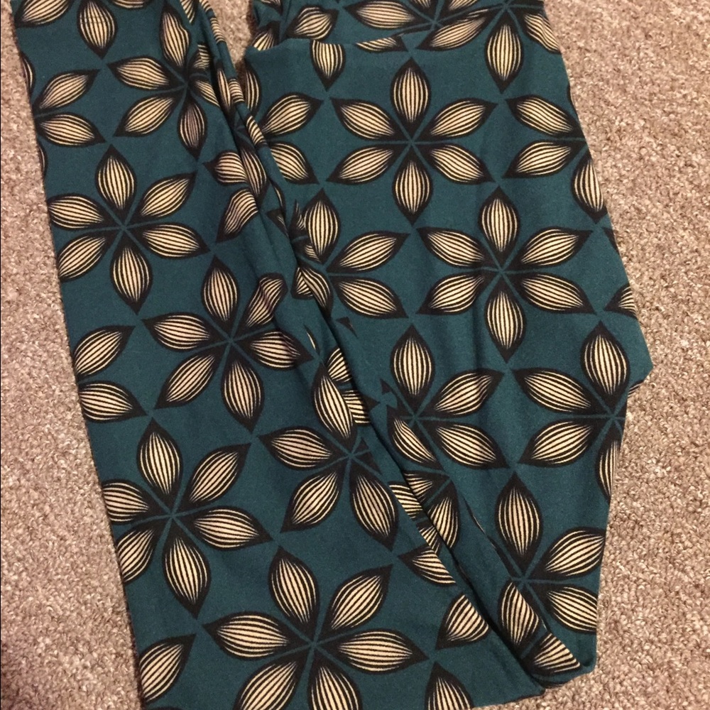 Brand new dark teal os lularoe leggings
