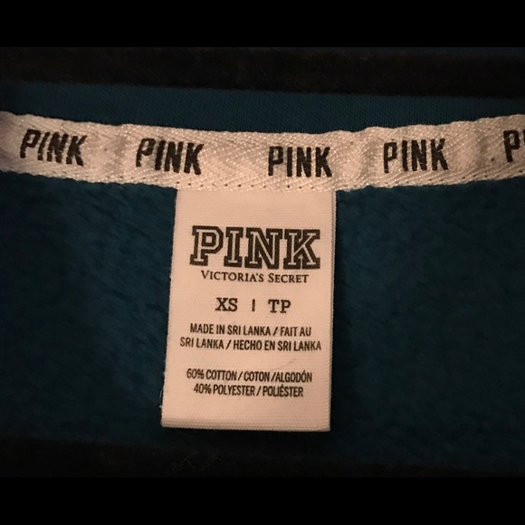 Victoria's Sec Pink 1/4 Zip sweatshirt size-XS(?S) - Picture 5 of 5