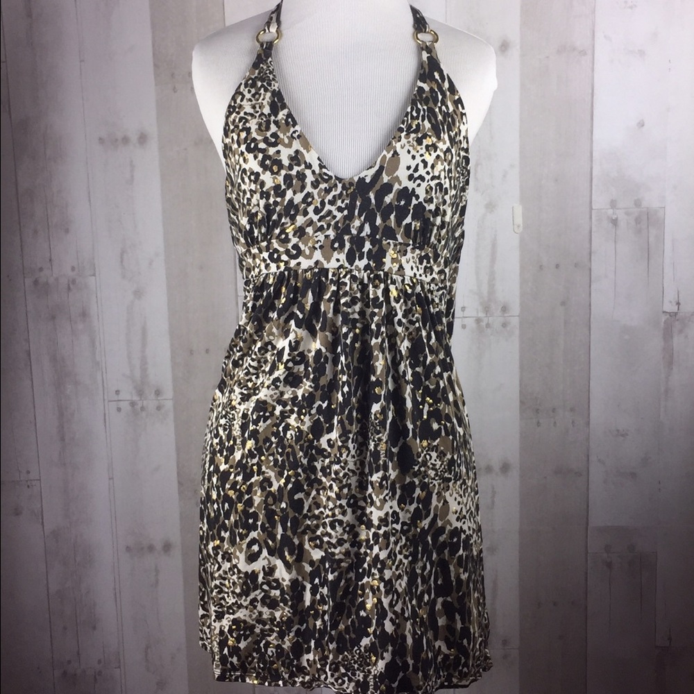 EUC L VIctoria's Secret Bra Top halter sun dress