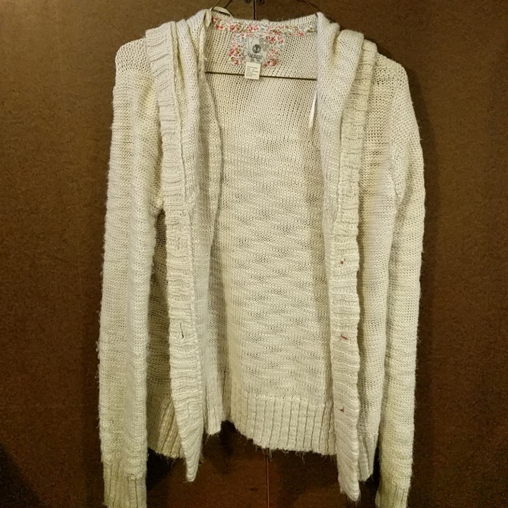 Element hooded cardigan