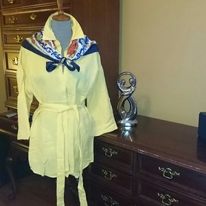 Yellow LINEN worn once