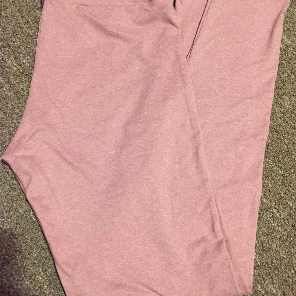 Brand new heathered pink lularoe leggings