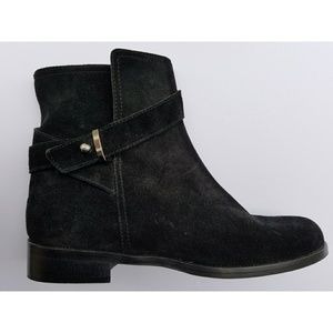 Sesto Meucci Women's Black Suede Ankle Boot, S 9M