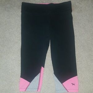 Crop medium pink leggings