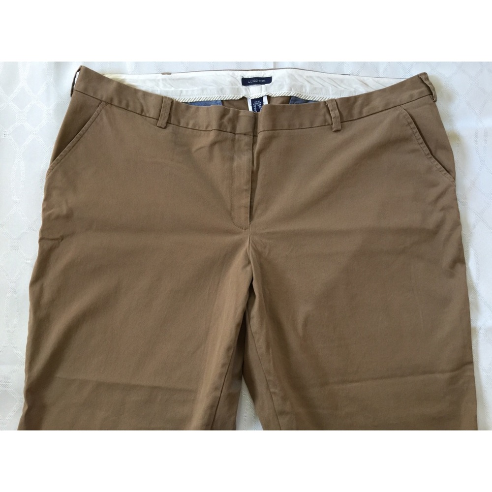 NWOT Lands'end WOMENS Brown Pants size 24W - Picture 2 of 3