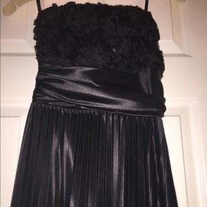 Black Strapless Prom Dress/Evening Gown