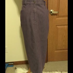 New Christopher & Banks Purple Long Skirt