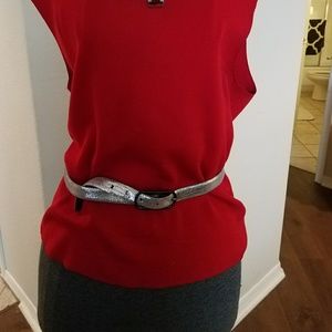 Calvin Klein Silver Belt-large