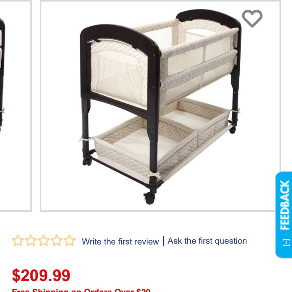 Arm's Reach® Cambria Wood Quilted Co-Sleeper®