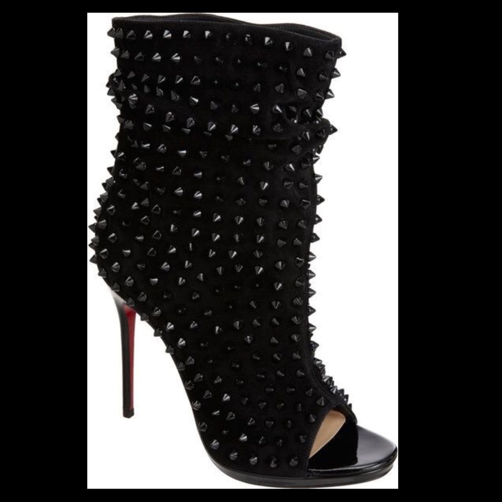 Christian Louboutin Guerilla Booties Black NIB