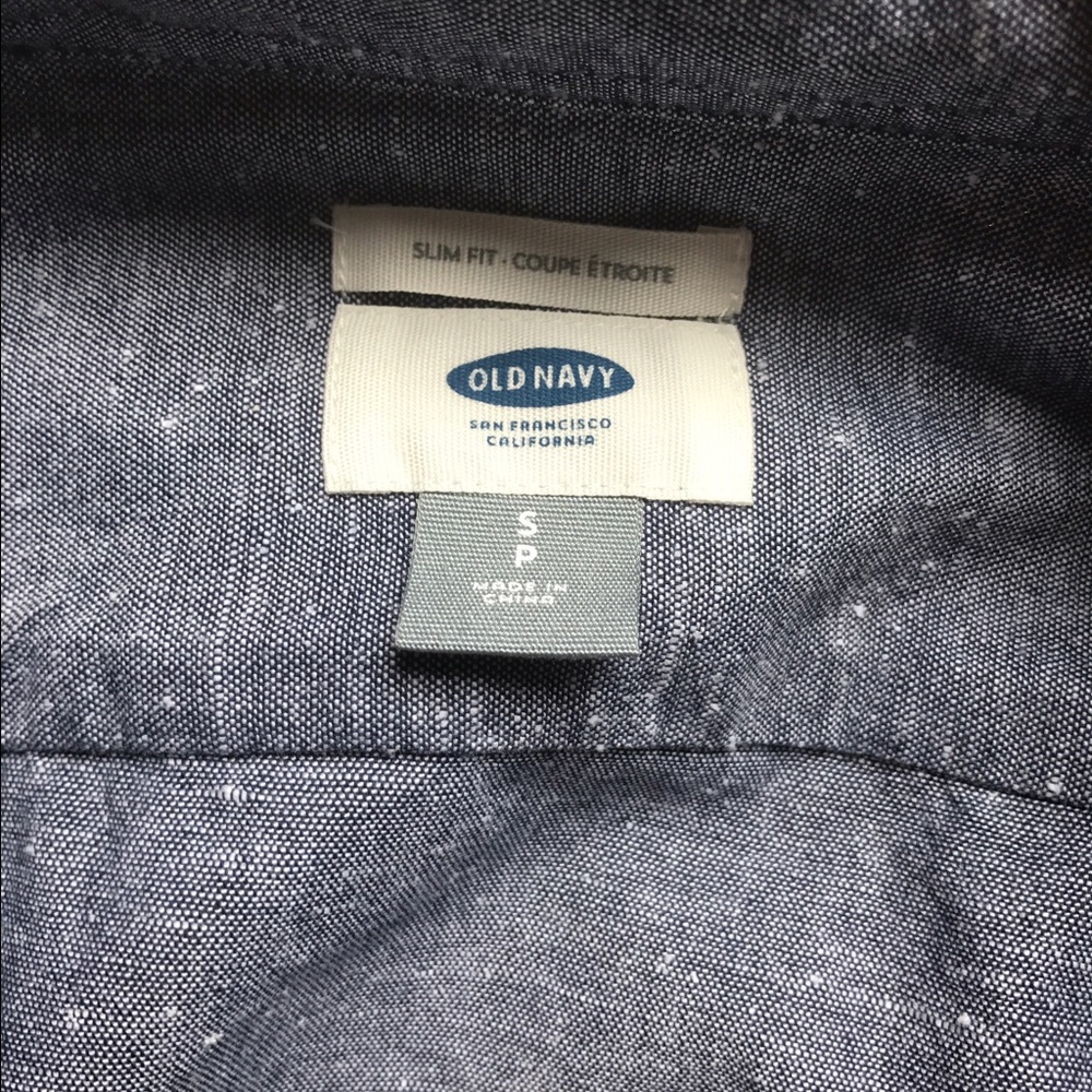 Men's solid stripe button up - Picture 3 of 3