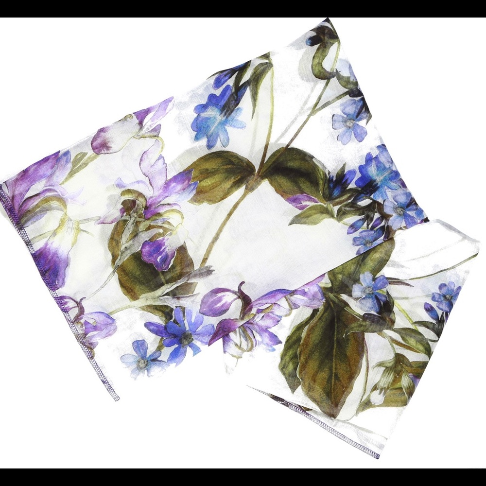 Floral Square Scarf