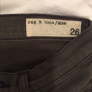 Rag and Bone Olive Skinny Jeans