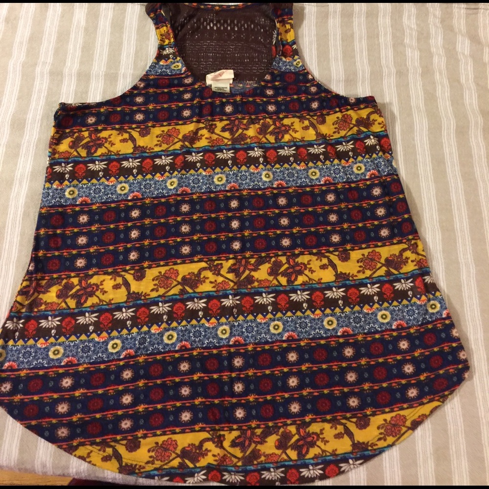 Tank top perfect for summer with tribal print