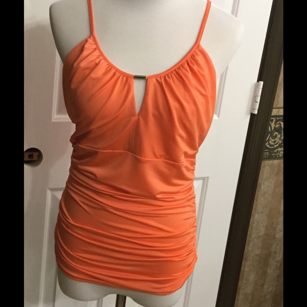 Orange Bebe tank
