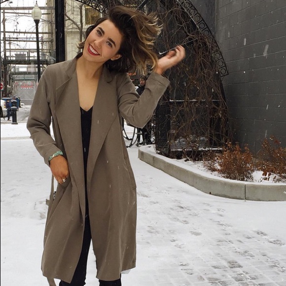 American apparel lightweight Dylan trench coat - Picture 2 of 4