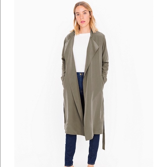 American apparel lightweight Dylan trench coat - Picture 3 of 4