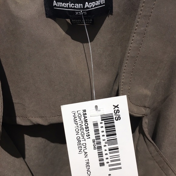 American apparel lightweight Dylan trench coat - Picture 4 of 4